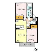 フラワーレジデンス鈴木 (3)参番館の間取り画像