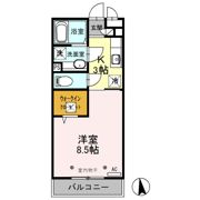 ロックパイン Bの間取り画像