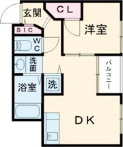オーズハイツ新神戸の間取り画像