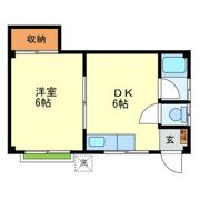 ナカネマンションの間取り画像