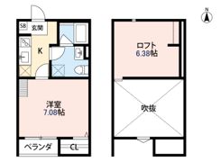 サングレイス南清水の間取り画像