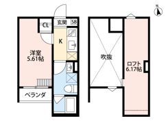ASSO 二条通(アッソニジョウドオリ)の間取り画像
