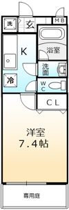 フジパレス水池の間取り画像
