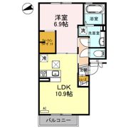 メゾン ド フルールⅠの間取り画像