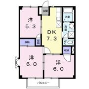 ハイツそよかぜの間取り画像