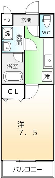 フジパレス黒土の間取り画像