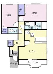 オンブラージュ Ⅰの間取り画像