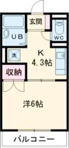 アライブ滝本の間取り画像
