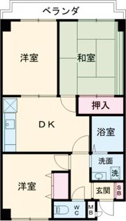 パークアベニュー中井の間取り画像
