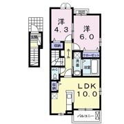 エアリスⅥの間取り画像