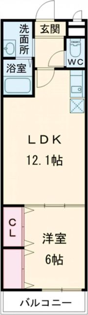 フジパレス堺もずの間取り画像