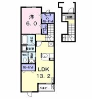 ソレイユAの間取り画像