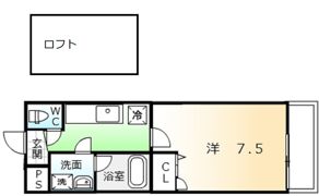 パルコート清水Ⅱ番館の間取り画像
