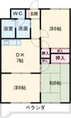 野田マンションの間取り画像