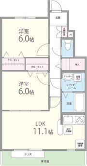 シャインメゾンⅡ番館の間取り画像