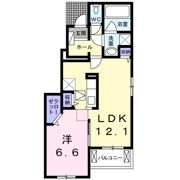 プラシード白山Ⅱの間取り画像