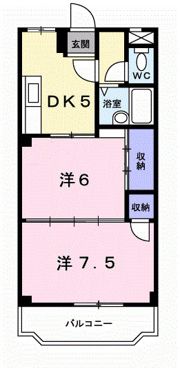 美術館前エステートの間取り画像