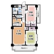 エーデルハイムⅡの間取り画像