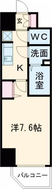 Lala place難波ガルテンの間取り画像