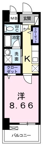 U．S．S ニモイの間取り画像
