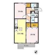 シェルクレール Aの間取り画像
