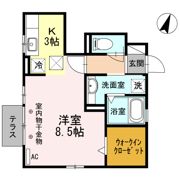 アムールⅡの間取り画像