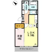 パレ稲川の間取り画像