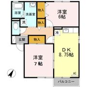 ベルエポック Bの間取り画像