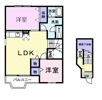 櫻花ハイツBの間取り画像