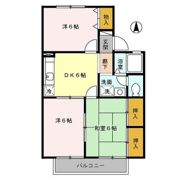 クレール若林の間取り画像
