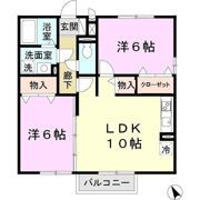 アンダンテ鈴蘭の間取り画像
