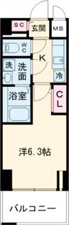 エスリード ザ・ランドマーク神戸の間取り画像