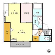はなみずき Bの間取り画像