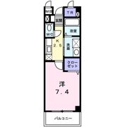 シャン・ド・フルール岸和田の間取り画像