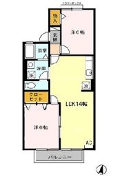 ニュースターズ Aの間取り画像