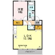オランジュリー山本の間取り画像