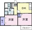 パークサイドおおやAの間取り画像