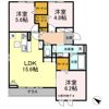 ドルチェ南八幡 Bの間取り画像