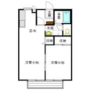 メルベーユの間取り画像