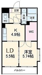 エリタージュの間取り画像