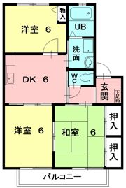 サニーコート日立の間取り画像