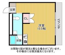 コーポ駿河の間取り画像