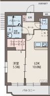 ヴィラ・ソレイユの間取り画像