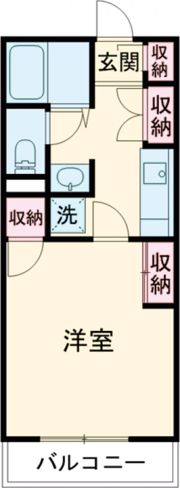 カーサミラ吉野町の間取り画像