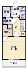 サンビレッヂαの間取り画像