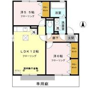 セジュール岳南 Bの間取り画像