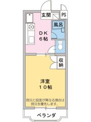 マンションCloverの間取り画像