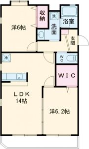 グリーンコート大岩の間取り画像