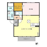 ケープコッド イン Aの間取り画像