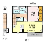 サンライズ16 B棟の間取り画像
